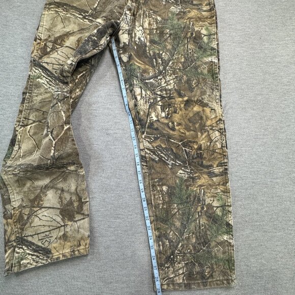 Wrangler Pro Gear Mens Size 40x30 Realtree Camo Pants Hunting Work Jeans Cotton - Picture 8 of 13